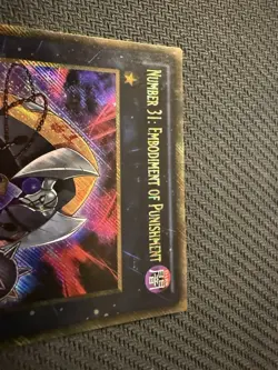 Number 31: Embodiment of Punishment PGLD-EN024 1st Edition Yu-Gi-Oh! - Image 4