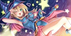 Anime yu gi oh duel monsters dark magician girl dutch Stitched Gaming Mat Desk - Image 1