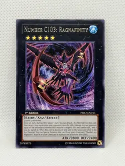 Yugioh! - Number C103: Ragnafinity - PRIO-EN043 - Rare - 1st Edition - NM - Image 3