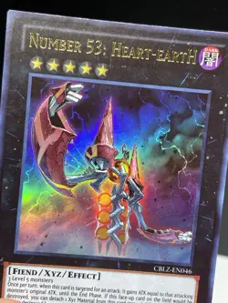 Number 53: Heart-eartH CBLZ-EN046 YuGiOh Cosmo Blazer NM Ultra Rare Unlimited - Image 11