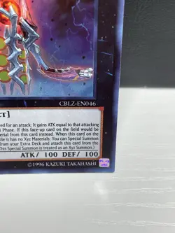 Number 53: Heart-eartH CBLZ-EN046 YuGiOh Cosmo Blazer NM Ultra Rare Unlimited - Image 4