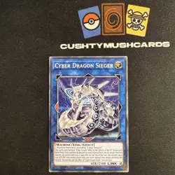 YUGIOH CYBER DRAGON SIEGER COMMON LDS2-EN034 1ST EDITION - Image 1