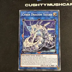 YUGIOH CYBER DRAGON SIEGER COMMON LDS2-EN034 1ST EDITION - Image 5