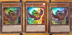 3x SR14-EN045 Legendary Fire King Ponix Super Rare Card 1st Ed Yu-Gi-Oh! TCG - Image 1