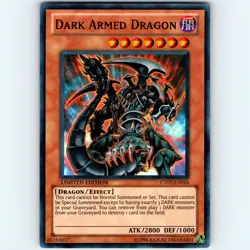 Yugioh Dark Armed Dragon CT07-EN016 Limited Edition Super Rare Holo - NM - Image 1