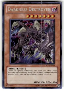 Yugioh Darkness Destroyer LCGX-EN204 Secret Rare Unl Edition NM - Image 3