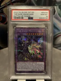 The Dark Magicians (Starlight Rare) BACH-EN100 Battle of Chaos 1st Edition - Image 2