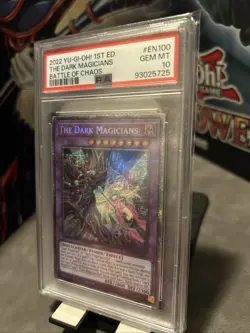 The Dark Magicians (Starlight Rare) BACH-EN100 Battle of Chaos 1st Edition - Image 3