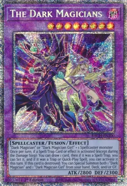 The Dark Magicians (Starlight Rare) BACH-EN100 Battle of Chaos 1st Edition - Image 1