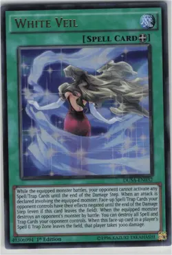 Yugioh White Veil DUSA-EN032 Ultra Rare 1st Edition NM - Image 1