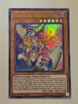 Toon Dark Magician Girl DUPO-EN041 Ultra Rare Yugioh Card 1st Edition Mint - Image 1