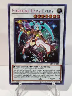 YuGiOh! Fortune Lady Every RIRA-EN038 Unlimited Secret NM - Image 1