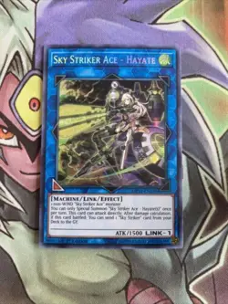 MP19-EN109 Sky Striker Ace - Hayate Secret Rare 1st Edition NM Yugioh Cards - Image 1