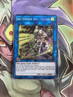 MP19-EN109 Sky Striker Ace - Hayate Secret Rare 1st Edition NM Yugioh Cards - Image 3