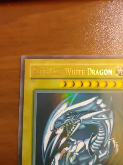Yugioh BLUE EYES WHITE DRAGON ULTRA RARE SDK-001 MP Faded Misprint - Image 16