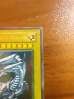 Yugioh BLUE EYES WHITE DRAGON ULTRA RARE SDK-001 MP Faded Misprint - Image 6