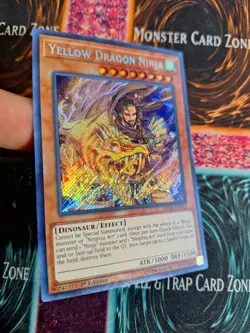 Yu-Gi-Oh! TCG Yellow Dragon Ninja SHVA-EN013 Secret Rare 1st Edition Near Mint - Image 6