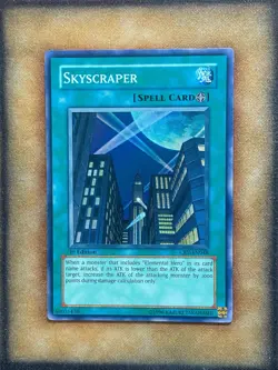 Yugioh Skyscraper CRV-EN048 Super Rare 1st Ed LP - Image 2