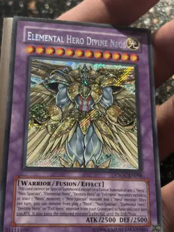 Yugioh Elemental Hero Divine Neos CSOC Secret Rare Unlimited LP - Image 5