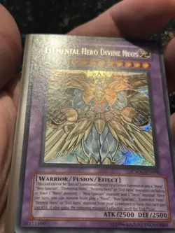 Yugioh Elemental Hero Divine Neos CSOC Secret Rare Unlimited LP - Image 7
