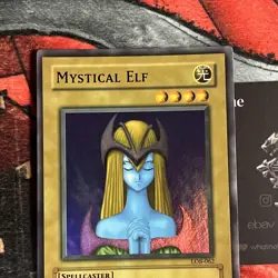 🔥Faded Mystical Elf LOB-062 Super Rare LP YuGiOh Legendary Deck Rare🔥 - Image 10