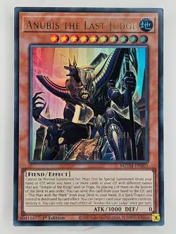Yu Gi Oh - MZTM-EN003 Anubis The Last Judge - Ultra Rare - Image 3
