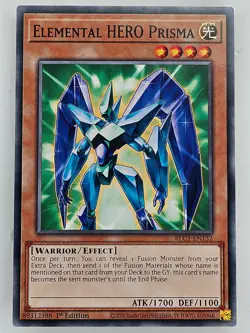 ㊙️ Yu Gi Oh - BLC1-EN152 Elemental Hero Prisma - Common/Short Run - Image 3