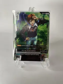Kira Yamato | ST04-002 Strike Gundam Promos | Gundam Card Game | English | NM - Image 2