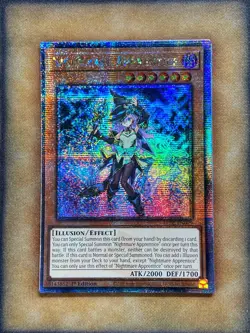 Yugioh Nightmare Apprentice LEDE-EN029 Quarter Century Secret Rare 1st Ed NM - Image 2