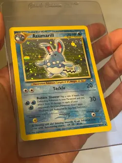 POKEMON CARD Azumarill Neo Genesis 2/111 Holo Unlimited Rare Card NM Vintage - Image 3