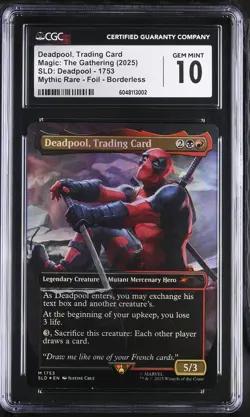 2025 Magic: The Gathering Deadpool, Trading Card #1753 English CGC 10 - Image 1
