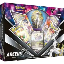 PokÃ©mon TCG Arceus V Figure Collection Box w/Promo Card and Cosmic Eclipse Pack - Image 2