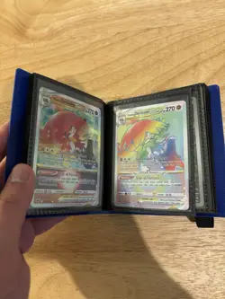 CARDGUARD Mini Binder With Pokemon Card Lot Of 40 (ex, V Star, Full Art, etc.) - Image 11