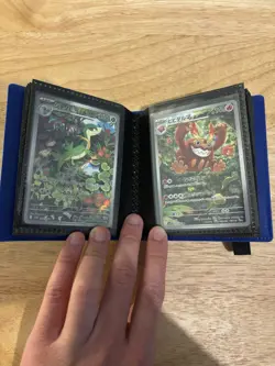 CARDGUARD Mini Binder With Pokemon Card Lot Of 40 (ex, V Star, Full Art, etc.) - Image 12