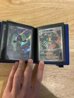 CARDGUARD Mini Binder With Pokemon Card Lot Of 40 (ex, V Star, Full Art, etc.) - Image 15