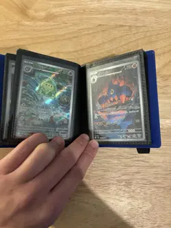 CARDGUARD Mini Binder With Pokemon Card Lot Of 40 (ex, V Star, Full Art, etc.) - Image 16