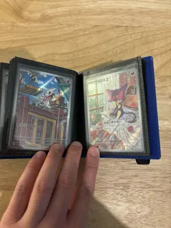 CARDGUARD Mini Binder With Pokemon Card Lot Of 40 (ex, V Star, Full Art, etc.) - Image 17