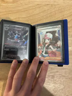 CARDGUARD Mini Binder With Pokemon Card Lot Of 40 (ex, V Star, Full Art, etc.) - Image 19