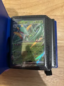 CARDGUARD Mini Binder With Pokemon Card Lot Of 40 (ex, V Star, Full Art, etc.) - Image 2