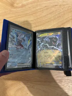 CARDGUARD Mini Binder With Pokemon Card Lot Of 40 (ex, V Star, Full Art, etc.) - Image 5