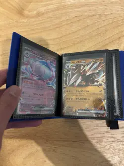 CARDGUARD Mini Binder With Pokemon Card Lot Of 40 (ex, V Star, Full Art, etc.) - Image 6