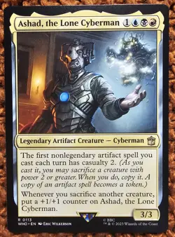 âœ¨ï¸Ashad, the Lone Cybermanâœ¨ï¸ MTG |  Universes Beyond: Doctor Who | NM/M | R 0113 - Image 1