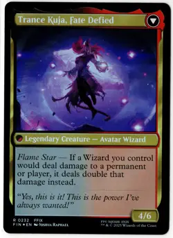 MTG Kuja, Genome Sorcerer Final Fantasy Foil 0232 - Image 2