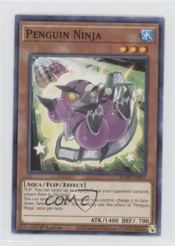 Penguin Ninja 1st Ed. YuGiOh Burst of Destiny #BODE-EN025 - Image 1