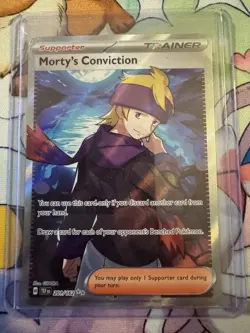 Morty's Conviction 2024 Temporal Forces #201/162 Ultra Rare Pokemon Card - Image 1