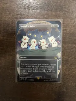 Moogles' Valor (Borderless) - MtG Final Fantasy Regular 0326 - Image 1