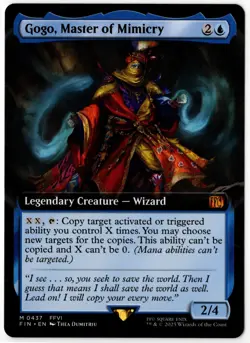 MTG Gogo, Master of Mimicry (Extended Art) Final Fantasy Regular 0437 - Image 1