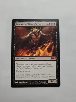 MTG - Demon of Death's Gate (M11) Regular Mythic #92 - Image 1