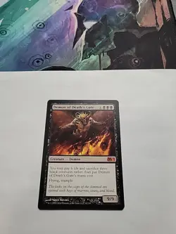 MTG - Demon of Death's Gate (M11) Regular Mythic #92 - Image 2