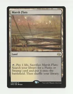 Marsh Flats MM3 239/249 MTG Modern Masters 3 New Condition Never Played  - Image 1